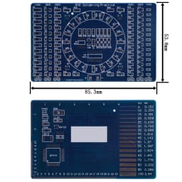 SMD NE555 CD4017 Rotating Flashing LED Components SMT LQFP44 Soldering Practice Board Electronic Circuit Training Suite DIY Kit