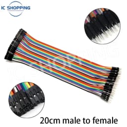 Jumper Wire 40PCS DuPont Line DuPont Cable Connection male to male+female to female and male to female for Arduino DIY KIT