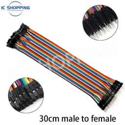 Jumper Wire 40PCS DuPont Line DuPont Cable Connection male to male+female to female and male to female for Arduino DIY KIT