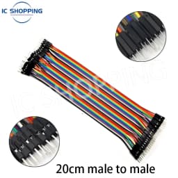 Jumper Wire 40PCS DuPont Line DuPont Cable Connection male to male+female to female and male to female for Arduino DIY KIT