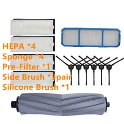 Roller Main Brush Cover Side Brush HEPA Filter Mop Cloth for Silvercrest SSR1 SSRA1 ilife A9s A9 A7 Robotic Vacuum Cleaner Parts