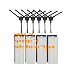 Roller Main Brush Cover Side Brush HEPA Filter Mop Cloth for Silvercrest SSR1 SSRA1 ilife A9s A9 A7 Robotic Vacuum Cleaner Parts