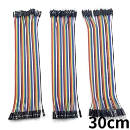 40-120PCS Jumper Wire DuPont Line DuPont Cable Connection male to male+female to female and male to female for Arduino DIY KIT