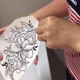 Tattoo Stickers English Word Waterproof Long Lasting Realistic Transfer Temporary Black Letters Feather Body Art For Men Women