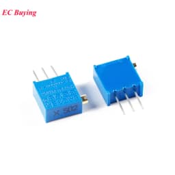 10Pcs/5pc 3296X 1K 2K 5K 10K 20K 50K 100K 200K 500K 1M 100R 200R 500R ohm Trimmer Potentiometer Variable Resistor Cermet Trimpot
