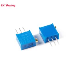 10Pcs/5pc 3296X 1K 2K 5K 10K 20K 50K 100K 200K 500K 1M 100R 200R 500R ohm Trimmer Potentiometer Variable Resistor Cermet Trimpot