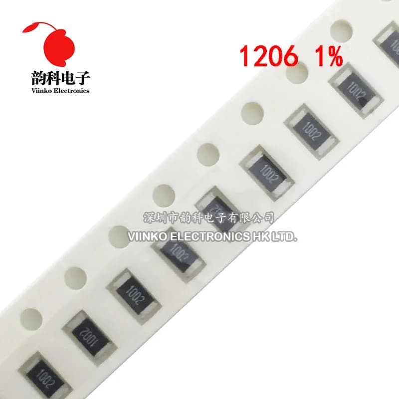 100Pcs 1% 1206 SMD resistor 0R ~ 10M 1/4W 0 0.1 1 10 100 150 220 330 ohm 1K 2.2K 4.7K 10K 100K 1R 10R 100R 150R 220R 330R 1M