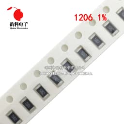 100Pcs 1% 1206 SMD resistor 0R ~ 10M 1/4W 0 0.1 1 10 100 150 220 330 ohm 1K 2.2K 4.7K 10K 100K 1R 10R 100R 150R 220R 330R 1M