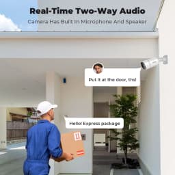 H.View 5Mp 8Mp 4K Ip Camera Poe Ai Face Detection CCTV Security Cameras H.265 Outdoor Audio Video Surveillance Onvif Xmeye