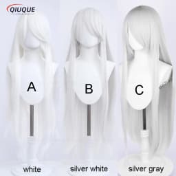 80 Colors 100cm Long Straight Cosplay Wig Anime Compatible Universal Omopinenet Heat Resistant Synthetic Hair Wigs + Wig Cap