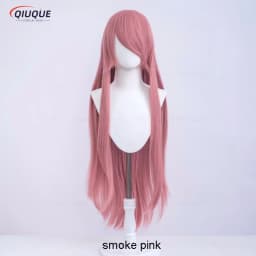 80 Colors 100cm Long Straight Cosplay Wig Anime Compatible Universal Omopinenet Heat Resistant Synthetic Hair Wigs + Wig Cap