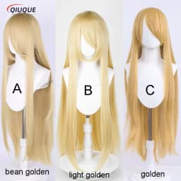 80 Colors 100cm Long Straight Cosplay Wig Anime Compatible Universal Omopinenet Heat Resistant Synthetic Hair Wigs + Wig Cap