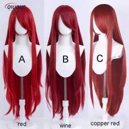 80 Colors 100cm Long Straight Cosplay Wig Anime Compatible Universal Omopinenet Heat Resistant Synthetic Hair Wigs + Wig Cap