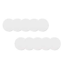 10Pcs T5577 EM4305 Rewtitable 125KHz RFID TagNFC Card Round Coin Card Chip Contactless ID Element Tags Sticker Label 20mm 25mm
