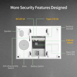 Staniot 4G Home Security Alarm System WiFi Wireless Burglar 30 Kit Tuya Smart Life App Control Support Anti-fingerprint