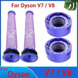 HEPA Filter for Dyson V8 V7 Accessories Robot Vacuum Cleaner Washable Filter Replacement Spare Parts