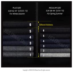 HSS 5/10 Pairs Men's Cotton Blend Socks Black Business Men Socks Soft Breathable Summer Winter for Male Socks Plus Size (6.5-14)