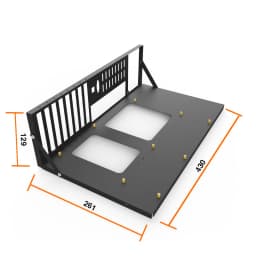 Mainboard Bracket ATX Thicker Version Open Studio Chassis Frames Holder Heat Dissipation Strong Firm Chassis Frame