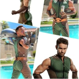 Boys Homelander A-Train The Deep The Seven Starlight Cosplay Costumes Adults Spandex Zentai Suit Bodysuit Costumes