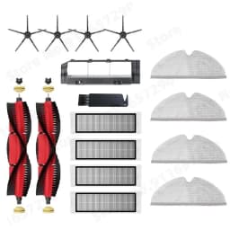 Roborock S5 MAX S50 MAX S55 MAX S6 MAXV HEPA Filter Side/Main Brush Water Tank Tray Mop Dust Box Vacuum Cleaner Accessories