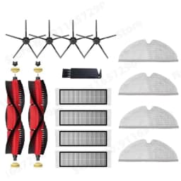 Roborock S5 MAX S50 MAX S55 MAX S6 MAXV HEPA Filter Side/Main Brush Water Tank Tray Mop Dust Box Vacuum Cleaner Accessories
