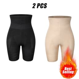 Men Tummy Control Shorts High Waist Slimming Shapewear Abdomen Belly Flat Body Shaper Leg Underwear Compression Briefs Boxer 3XL
