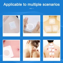 100pcs/ 50pcs Medical Adhesive Tape Transparent Tape PU Anti-allergic Medicinal Wound Dressing Fixation Tape Plaster Waterproof