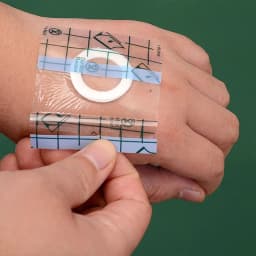 100pcs/ 50pcs Medical Adhesive Tape Transparent Tape PU Anti-allergic Medicinal Wound Dressing Fixation Tape Plaster Waterproof