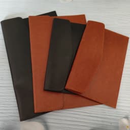 A4 A5 A6 Leather File Folder Data Package Document Bag Fashion Briefcase Data Contract Bill File Bag School Office Supplies