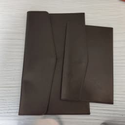 A4 A5 A6 Leather File Folder Data Package Document Bag Fashion Briefcase Data Contract Bill File Bag School Office Supplies