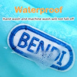 Custom Thermal Embroidery Iron Name Tag Sticker Personalized Washable Sewing Clothing Children Stickers Clothes Babysuit Labels
