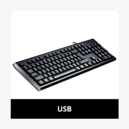Q9 Single Keyboard USB Square Mouth Business Office Home PS2 Round Hole Wired Desktop Computer
