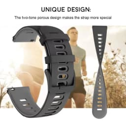 22mm 20mm Silicone Strap for Samsung Watch 7/6/5/4  Huawei Watch 5/4/3/GT6-5-4-3 Sport Bracelet Belt Amazfit Active 2/GTR/GTS