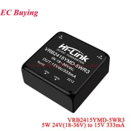 DC-DC 20W/10W/5W Isolated Regulated Power Supply Module 48V/24V/12V to 3.3V/5V/9V/12V/15V/24V URB4812YMD VRB1205YMD URB2412YMD