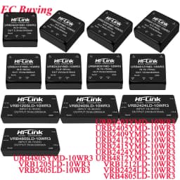 DC-DC 20W/10W/5W Isolated Regulated Power Supply Module 48V/24V/12V to 3.3V/5V/9V/12V/15V/24V URB4812YMD VRB1205YMD URB2412YMD