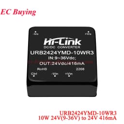 DC-DC 20W/10W/5W Isolated Regulated Power Supply Module 48V/24V/12V to 3.3V/5V/9V/12V/15V/24V URB4812YMD VRB1205YMD URB2412YMD