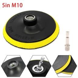 Sanding Pad With M10/M14 Drill Adapter 3/4/5/6/7in For Buffing Cleaning Metal Glass Ceramic Grinders Polishing Power Tool Part