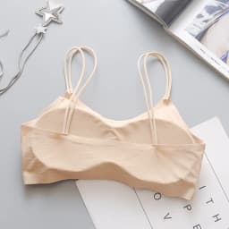 Gathered camisole women's top streetwear Seamless Sexy Tube Top ice silk anti-glare tube top wrap bra underwear