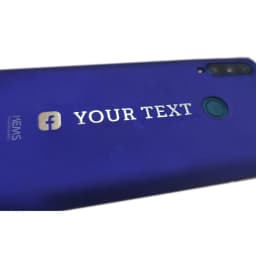 10PCS Custom Text Name Metal 3D Transfer Sticker Logo Multiple Gold and Silver Colors for Easy Tearing