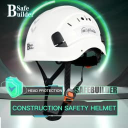 ANSI Construction Safety Helmet ABS Hard Hat Adjustable Ventilation System CE EN397 Hardhats Industrial Work Head Protection