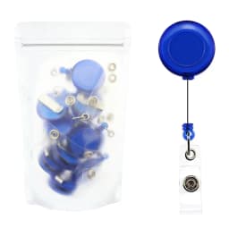 5pcs/lot Retractable Badge Reels with Belt Chest Pocket Clip for Staff Nurses Doctors Name ID Tag Pass Access Card Badge Holder
