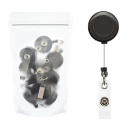 5pcs/lot Retractable Badge Reels with Belt Chest Pocket Clip for Staff Nurses Doctors Name ID Tag Pass Access Card Badge Holder