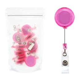 5pcs/lot Retractable Badge Reels with Belt Chest Pocket Clip for Staff Nurses Doctors Name ID Tag Pass Access Card Badge Holder