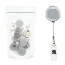 5pcs/lot Retractable Badge Reels with Belt Chest Pocket Clip for Staff Nurses Doctors Name ID Tag Pass Access Card Badge Holder