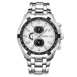 CURREN 8023 Quartz Watch Men Waterproof Sport Military Watches Mens Business Stainless Steel Wristwatch Male Clock reloj hombre
