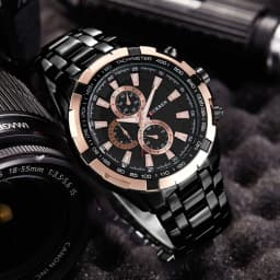 CURREN 8023 Quartz Watch Men Waterproof Sport Military Watches Mens Business Stainless Steel Wristwatch Male Clock reloj hombre
