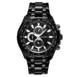 CURREN 8023 Quartz Watch Men Waterproof Sport Military Watches Mens Business Stainless Steel Wristwatch Male Clock reloj hombre