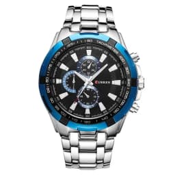 CURREN 8023 Quartz Watch Men Waterproof Sport Military Watches Mens Business Stainless Steel Wristwatch Male Clock reloj hombre