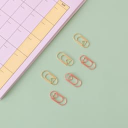 TUTU 50pcs /bag mini heart gold rose gold Color Clip Bookmark binder clip Office Accessories paper Clips Patchwork Clip H0481
