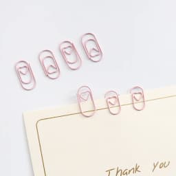 TUTU 50pcs /bag mini heart gold rose gold Color Clip Bookmark binder clip Office Accessories paper Clips Patchwork Clip H0481